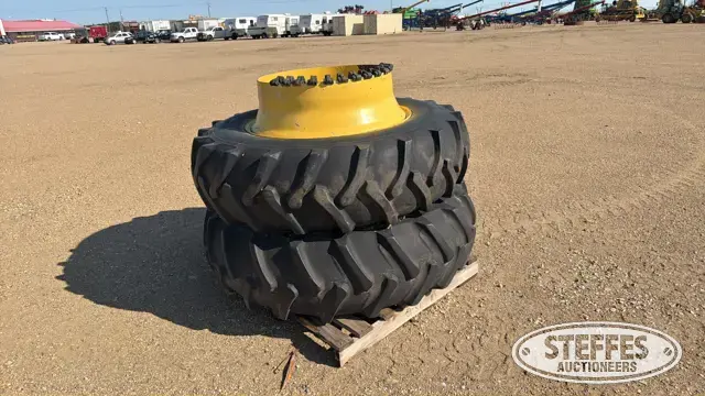 (2) Treadura 18.4-38 tires & wheels