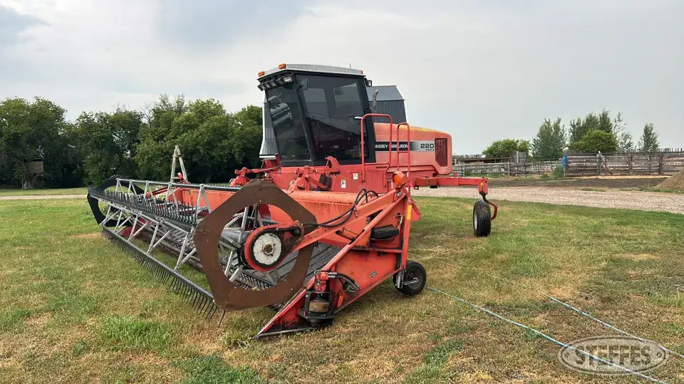 1999 Massey Ferguson 220 Series II Self-Propelled Swather