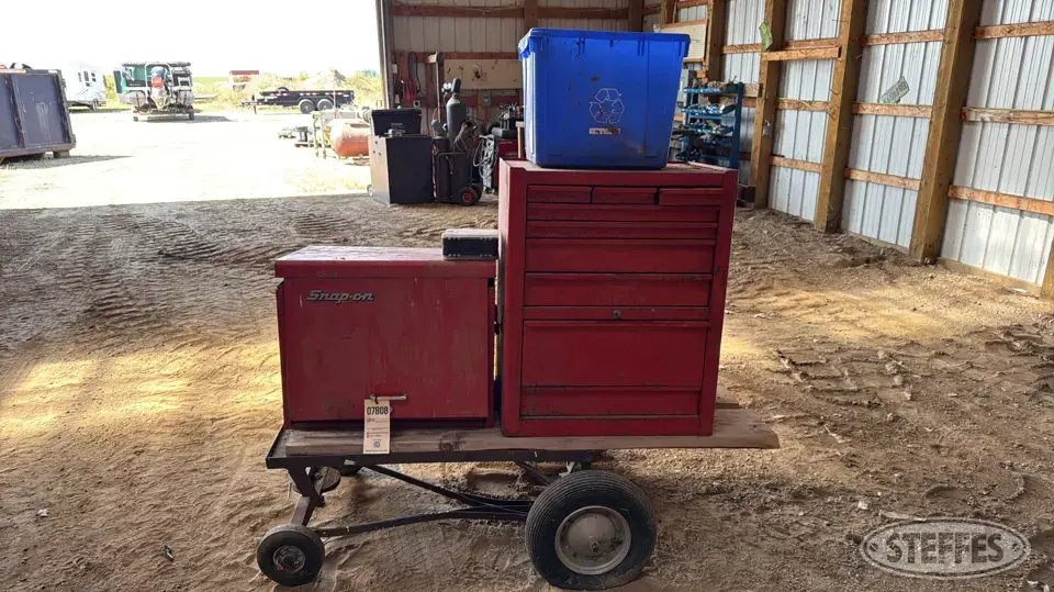 (2) Snap-on toolboxes & tools General Tools and Shop Supply