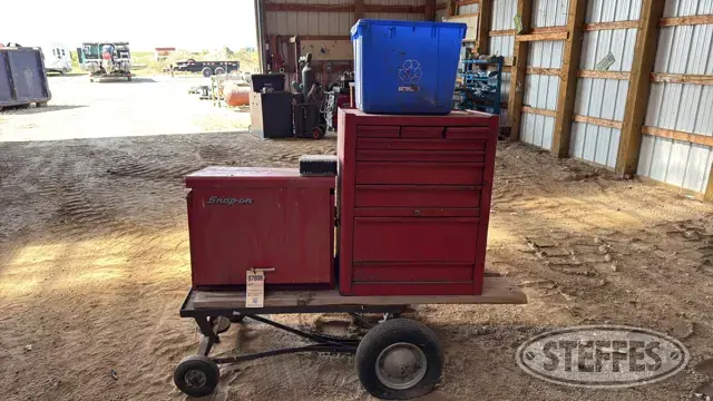 (2) Snap-on toolboxes & tools