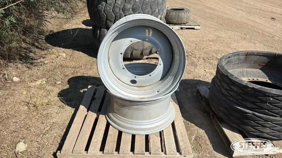 (2) 30”x15” 8-bolt wheels Tractor-Implement Tire