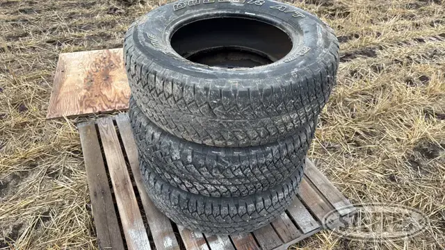 (3) Bridgestone 265/65R18 tires