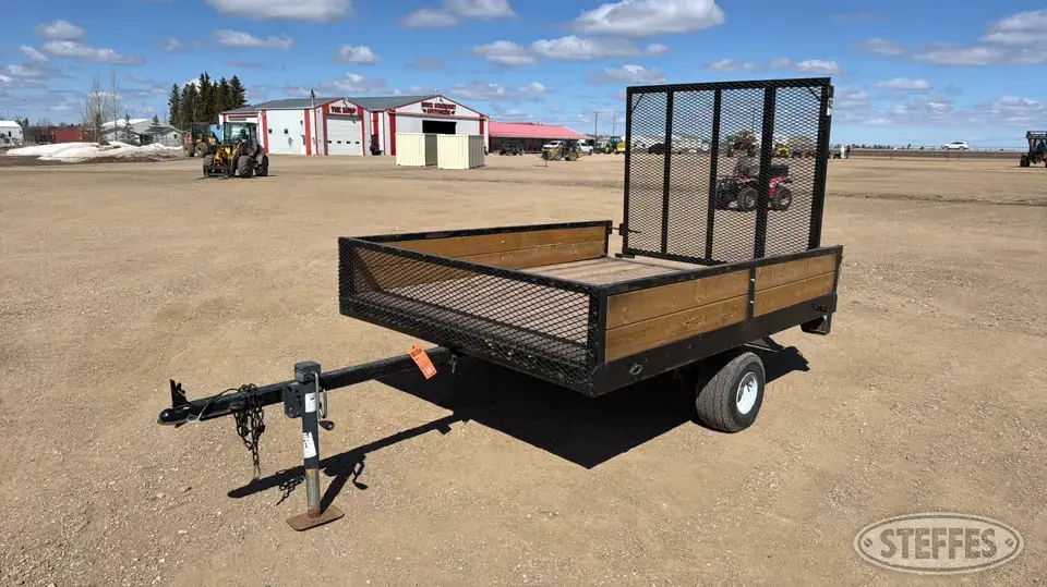 2009 Shop-built single axle utility trailer