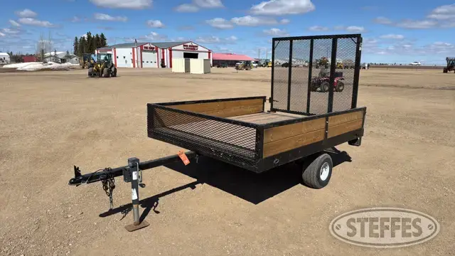 2009 Shop-built single axle utility trailer