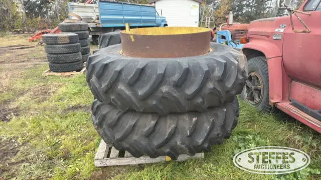 (2) Goodyear 18.4-38 tires
