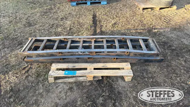 (2) 7’x17” steel ramps