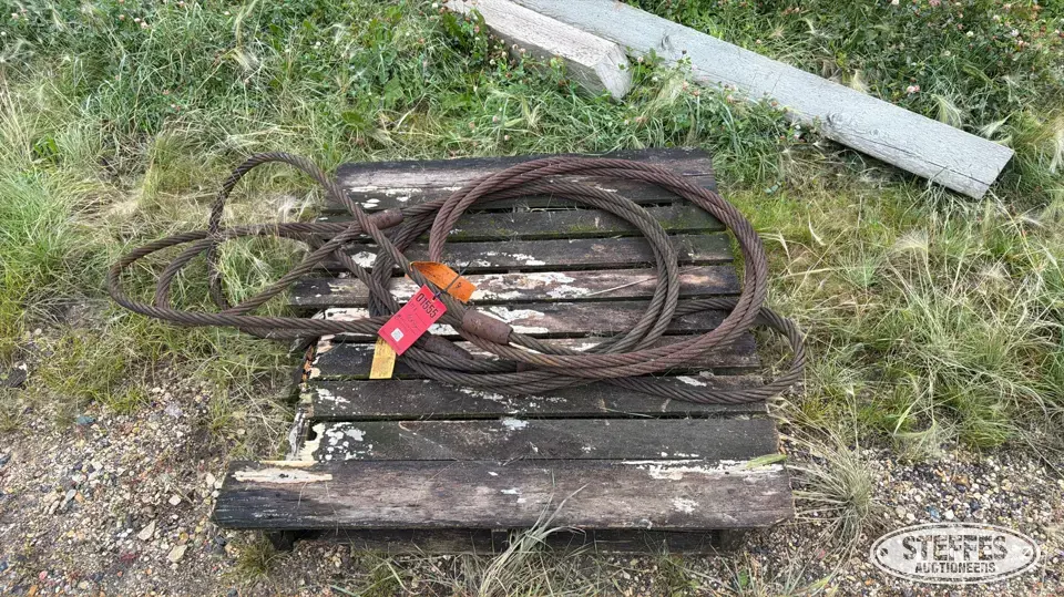 (2) Shaw's Enterprises Ltd. steel cable Farm Support Item