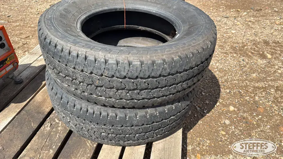 (2) Firestone LT265/70R18 tires Passenger-Light Truck Tire