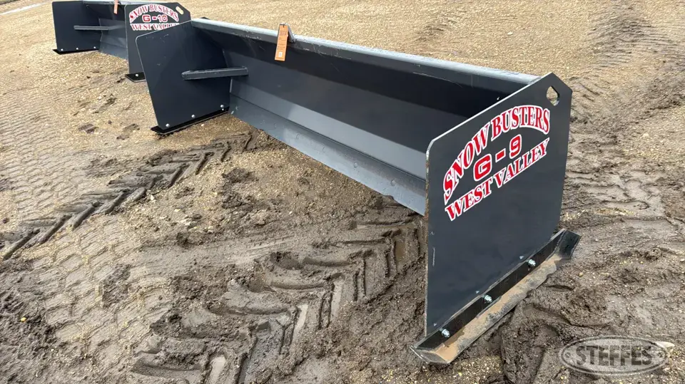 2025 Industrias America G9 Skid Steer Snow Pushers and Snowblower