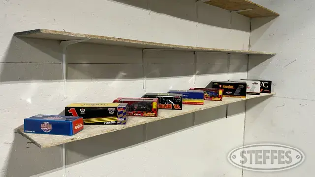 (9) Diecast collectible race cars