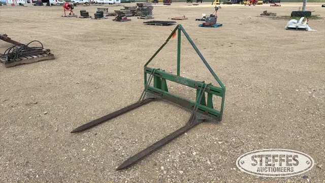 John Deere bale forks
