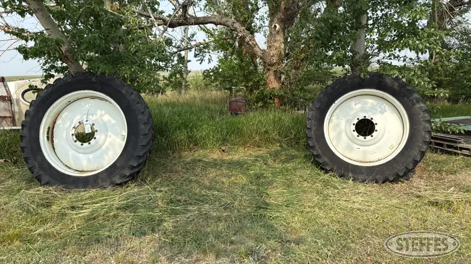 (2) Titan 380/90R46 tires Tractor-Implement Tire
