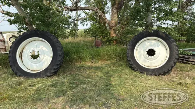 (2) Titan 380/90R46 tires