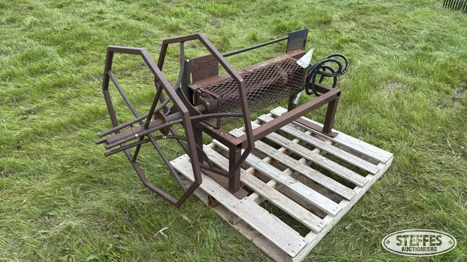 Shop-built hyd. wire roller Skid Steer Attachments-Other