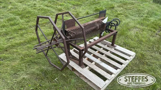 Shop-built hyd. wire roller
