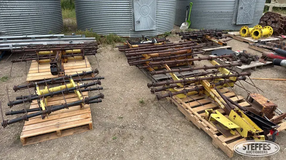 (13) Degelman 3-bar harrow sections