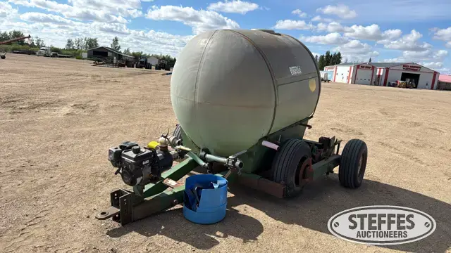 Shop-built water tender wagon