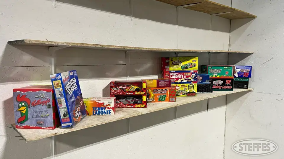 (14) Diecast collectible race cars & memorabilia Toy