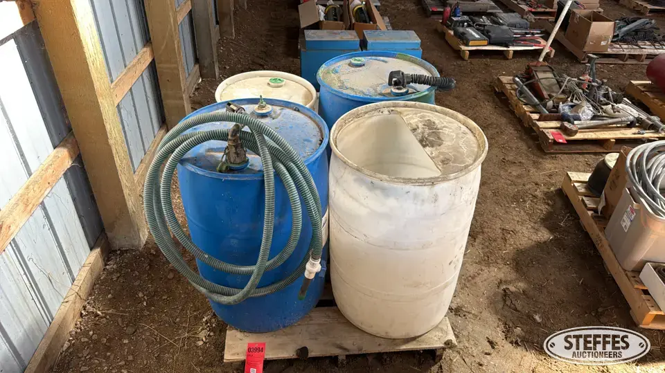 (4) Drums Farm Support Item