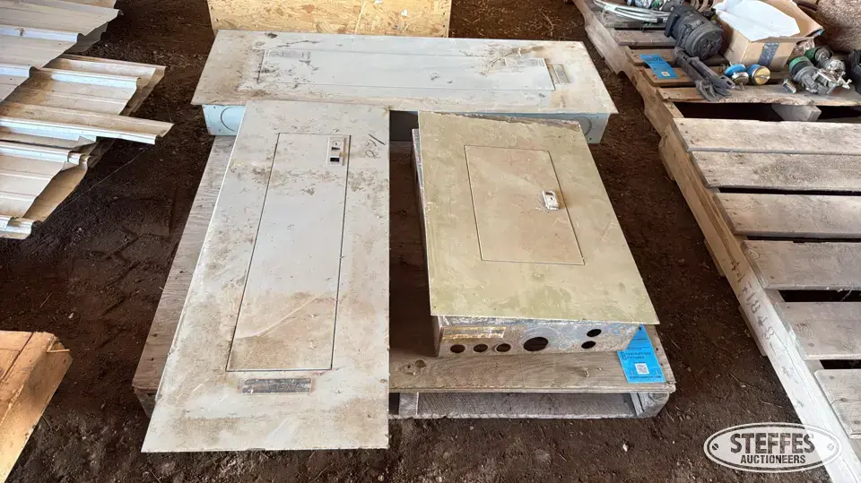 (3) Electrical panels Farm Support Item