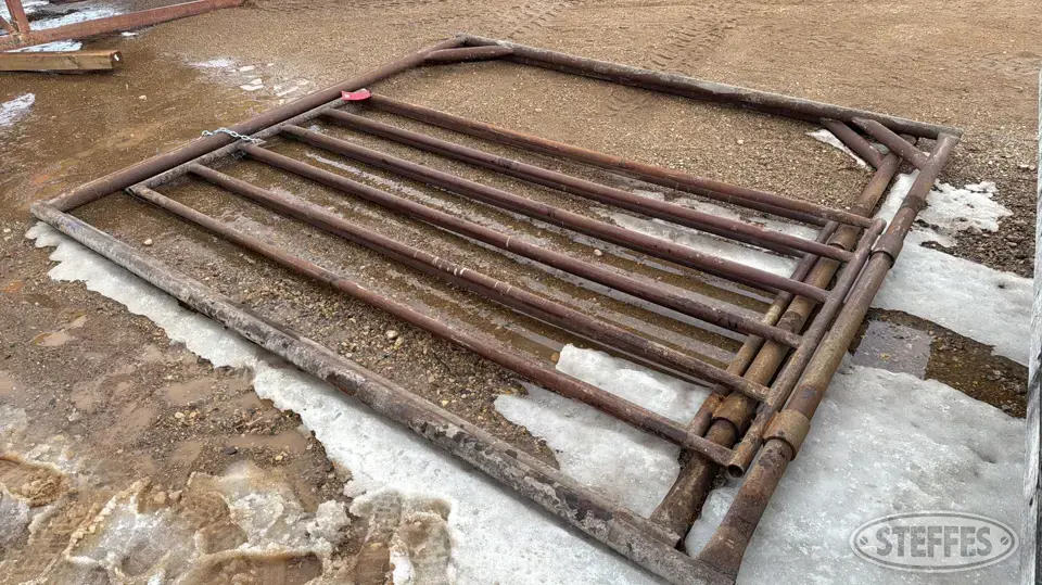 (2) Shop-built livestock gates Livestock Equipment Other