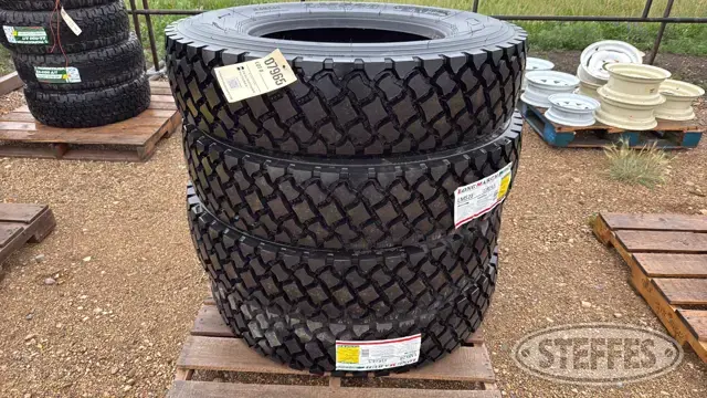 (4) Longmarch 11R24.5 tires