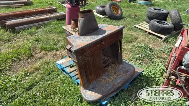 (2) Cast iron fire places