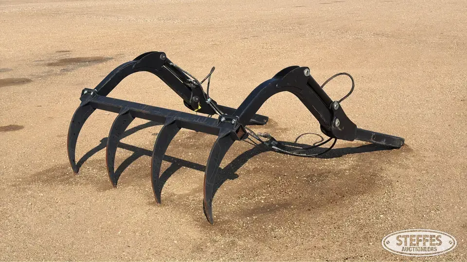 4-Prong grapple Loader Attachment
