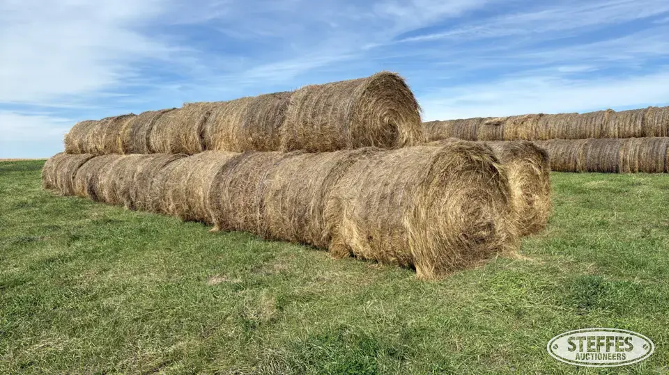 (34) 5x6 round bales Forage