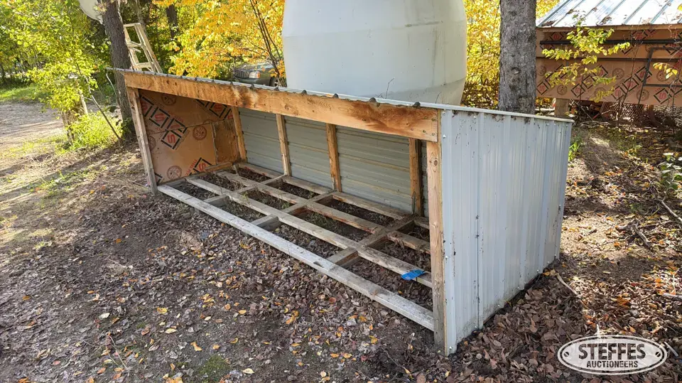Wood storage shelter Personal Property