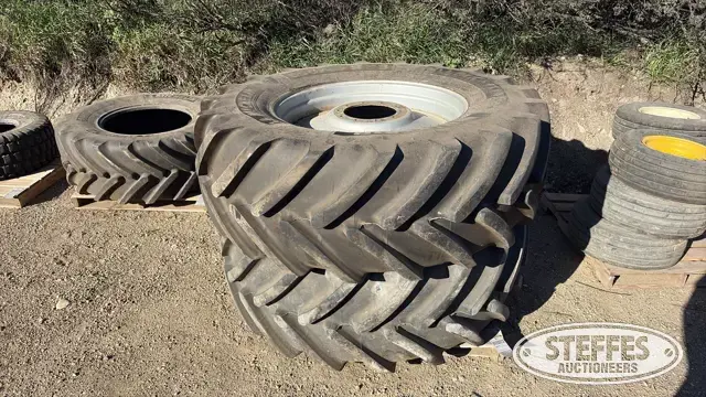 (2) Michelin 650/65R38 tires