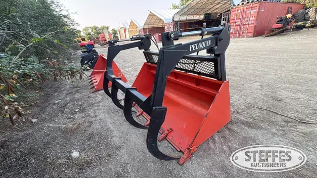 Skid steer grapple bucket