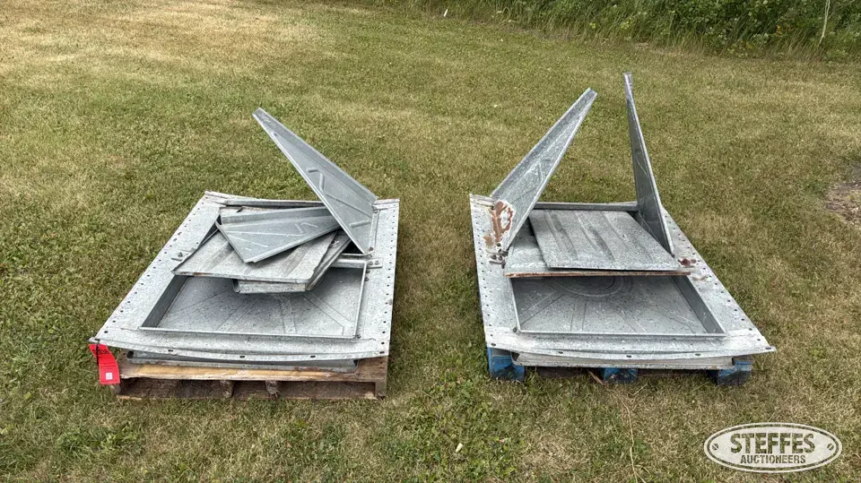 (2) Westeel-Rosco bin doors Bin Accessory