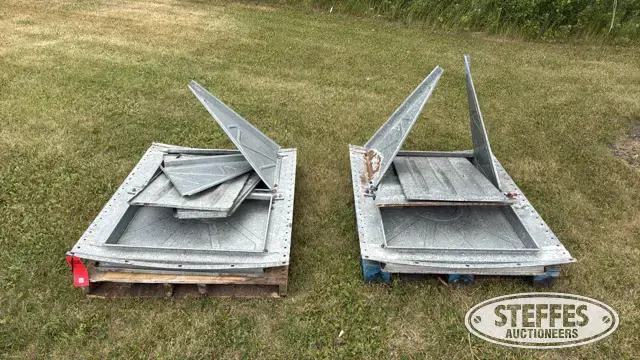 (2) Westeel-Rosco bin doors