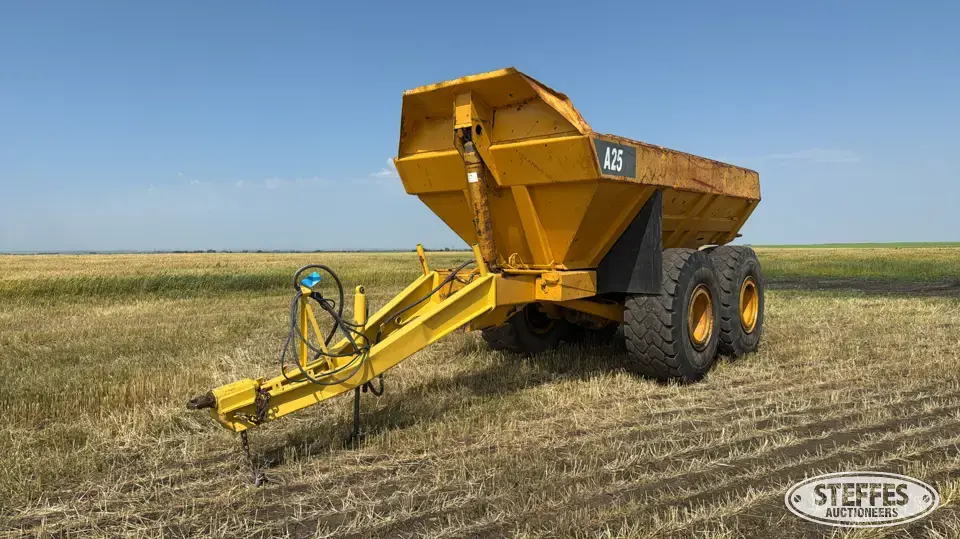 Off-road tandem axle dump trailer End Dump Trailer