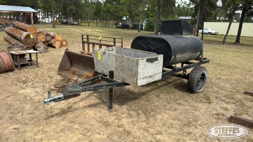 Shop-built single axle oil trailer Utility Trailer