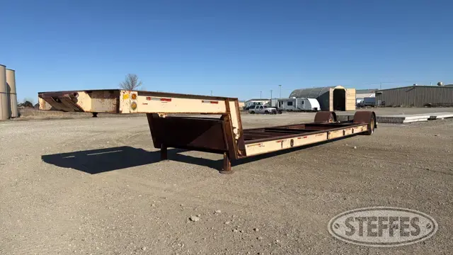 1984 Shop-built tank moving trailer
