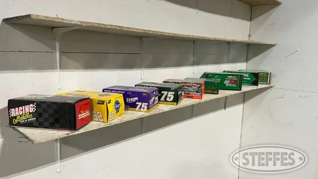 (9) Diecast collectible race cars