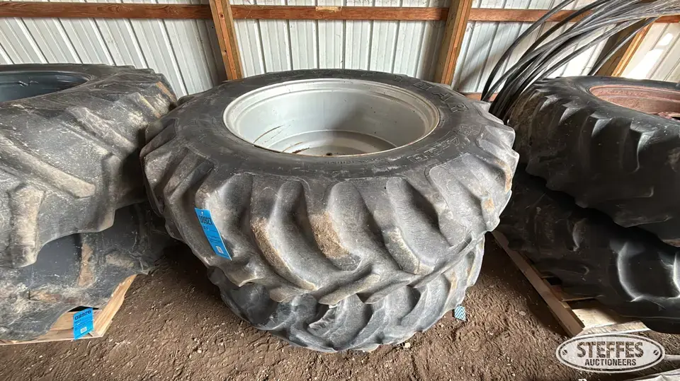 (2) Goodyear 18.4-38 tires Tractor-Implement Tire