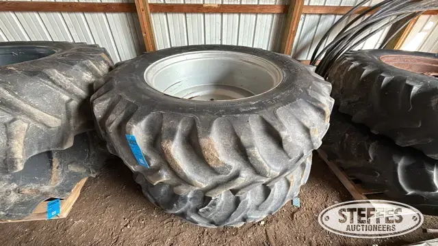 (2) Goodyear 18.4-38 tires