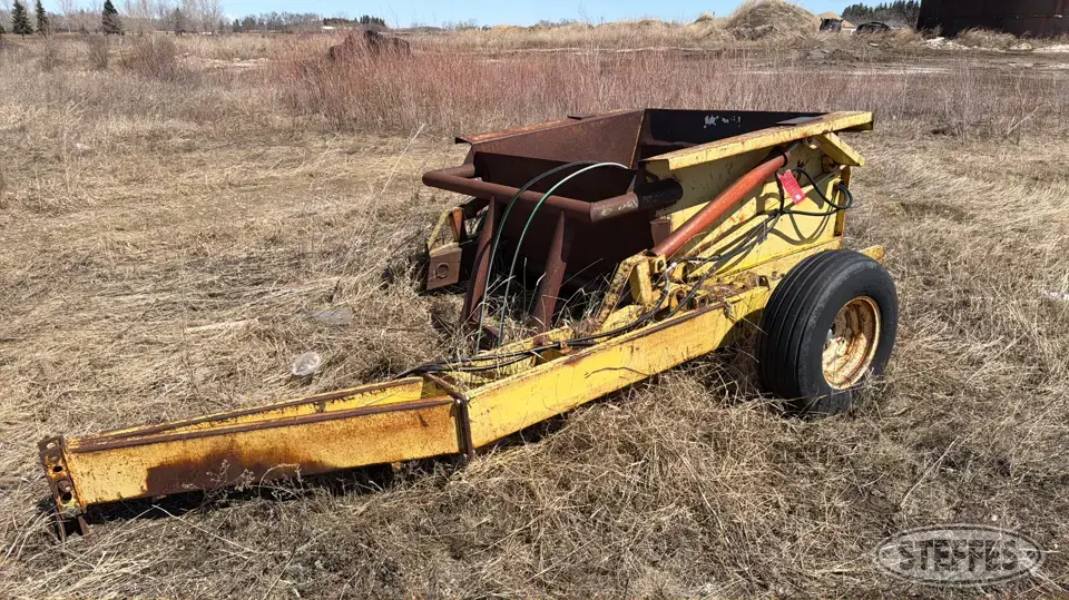 Single axle dump trailer Bumper Dump Trailer