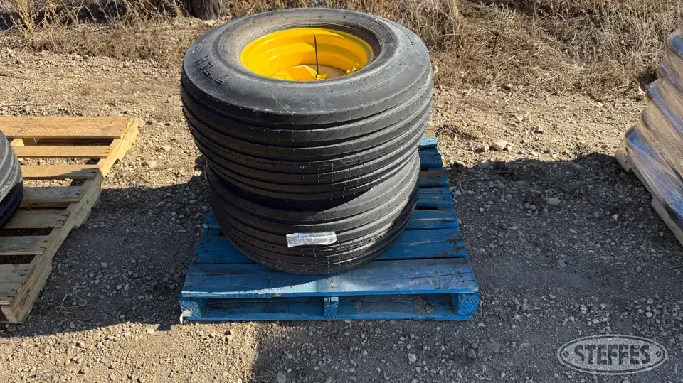(2) Titan 13.50-15FI tires Tractor-Implement Tire