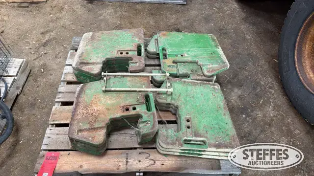 (14) John Deere suitcase weights