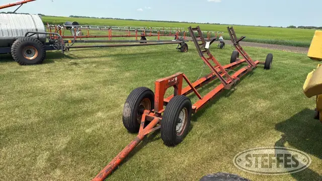 4-Wheel swather transport trailer