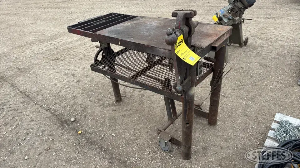 Shop-built welding table & vise