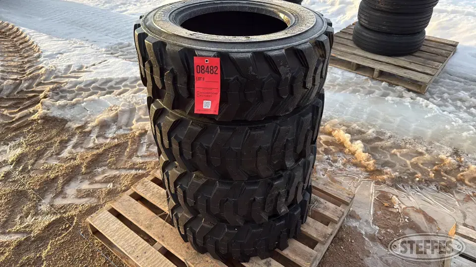 (4) Top Trust 10-16.5 L2/G2 skid steer tires Construction Equipment Tire