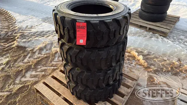 (4) Top Trust 10-16.5 L2/G2 skid steer tires