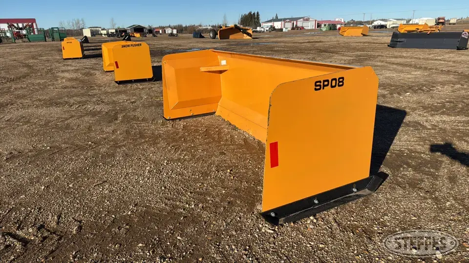 2026 Industrias America SP08 Skid Steer Snow Pushers and Snowblower