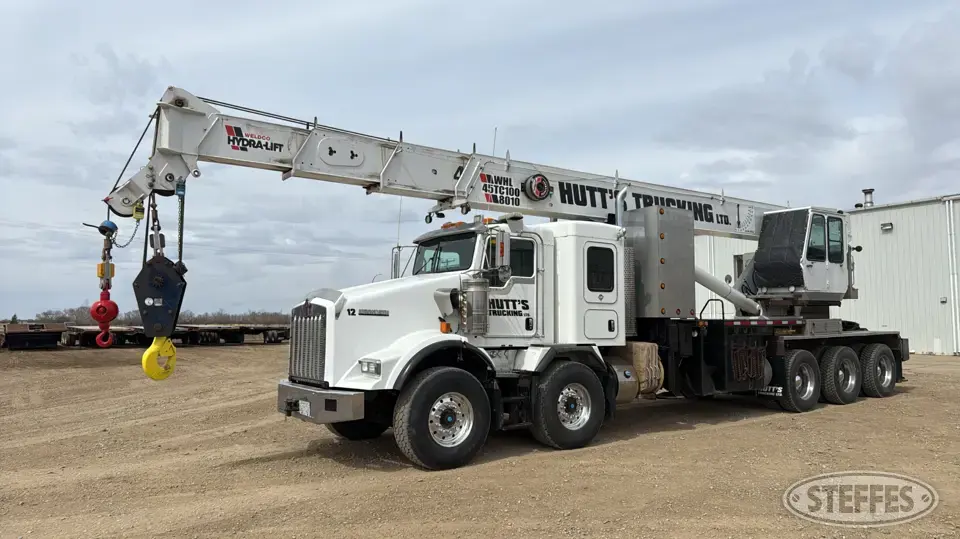 2013 Weldco-Beales Mfg. WHL45TC100 on 2013 Kenworth T800 Boom Truck
