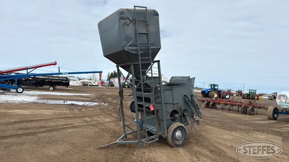 Shop-built grain cleaner